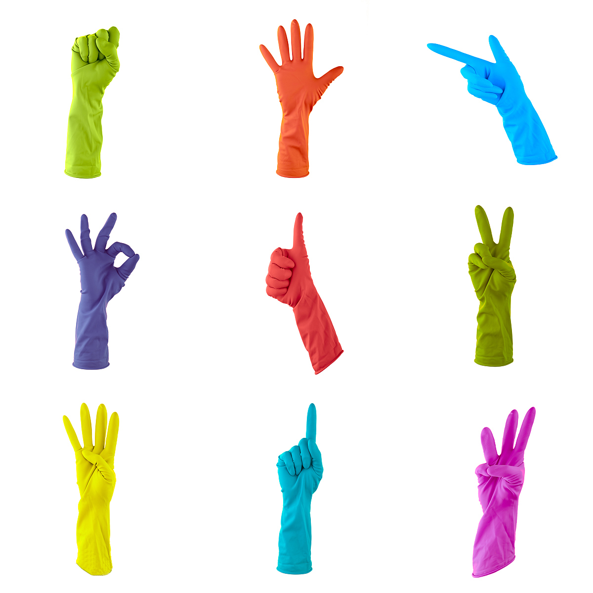 为什么乳胶手套会有那么多种颜色？